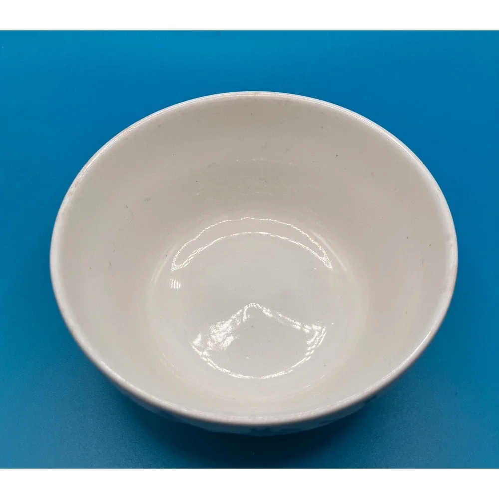 Vintage Churchill Bowl Blue Willow England Ceramic Blue White